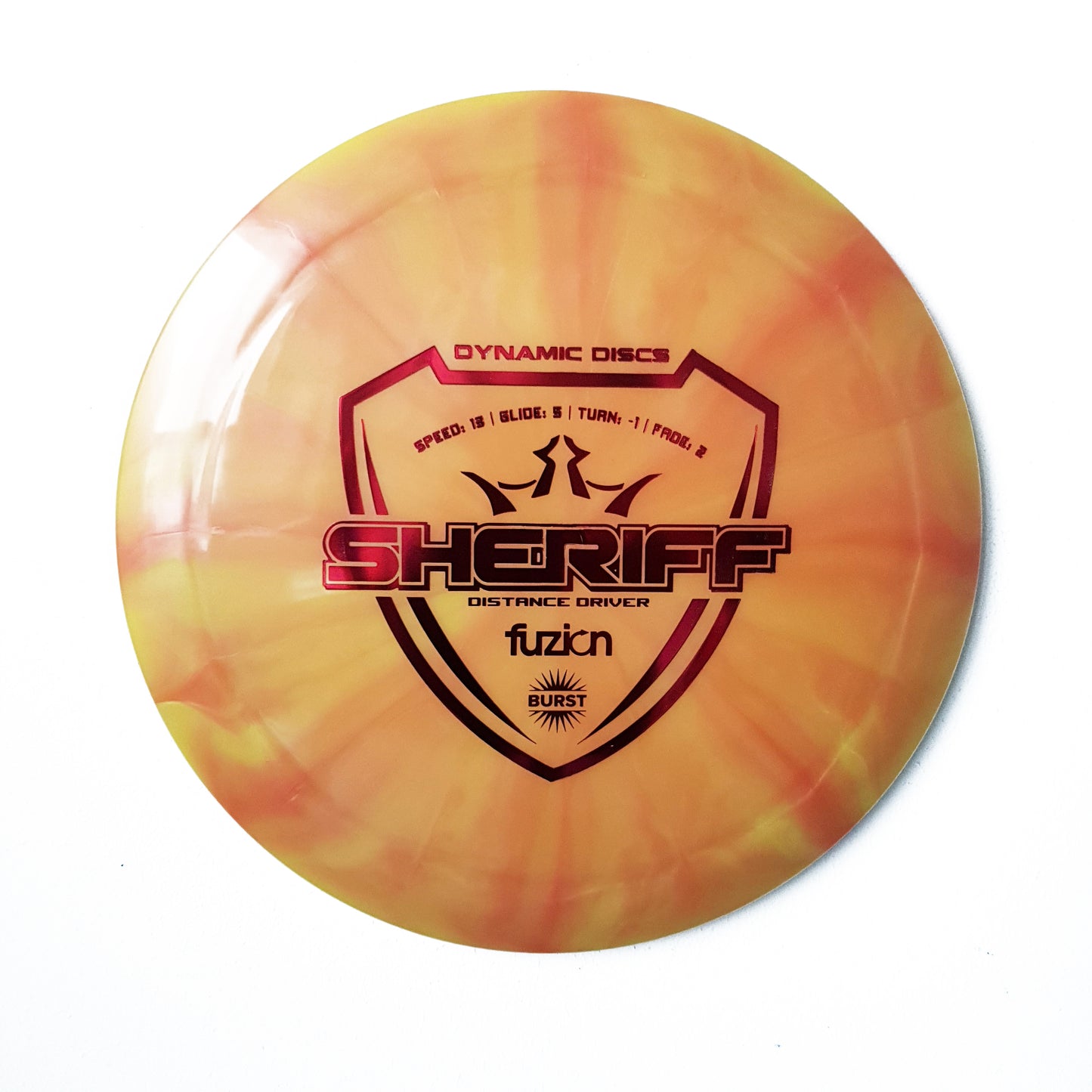 Dynamic Discs Fuzion Burst Sheriff